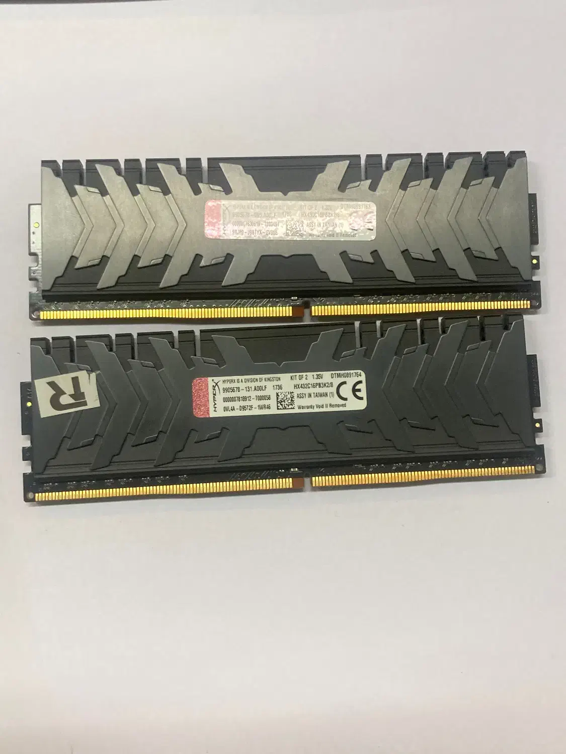 دو‌عدد رم Hyperx cl15 2400 DDR4 8GB|قطعات و لوازم جانبی رایانه|تهران, مظاهری|دیوار