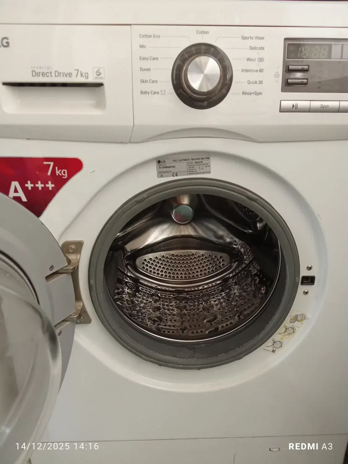 لباسشویی ۷کیلویی ال جی به قیمت مناسب|ماشین لباسشویی و خشک‌کن لباس|گرگان, |دیوار