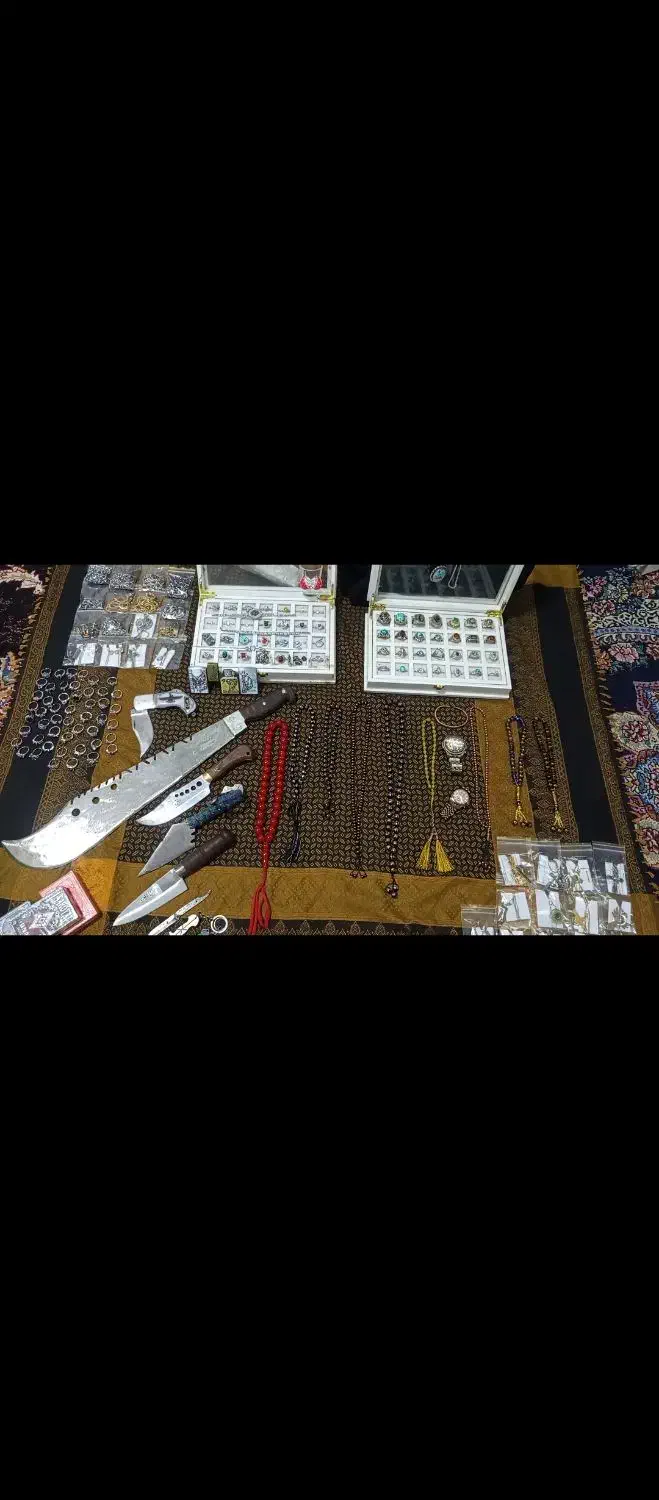 دو عدد کلکسیون انگشتر نقره|کلکسیون اشیاء عتیقه|سیرجان, |دیوار