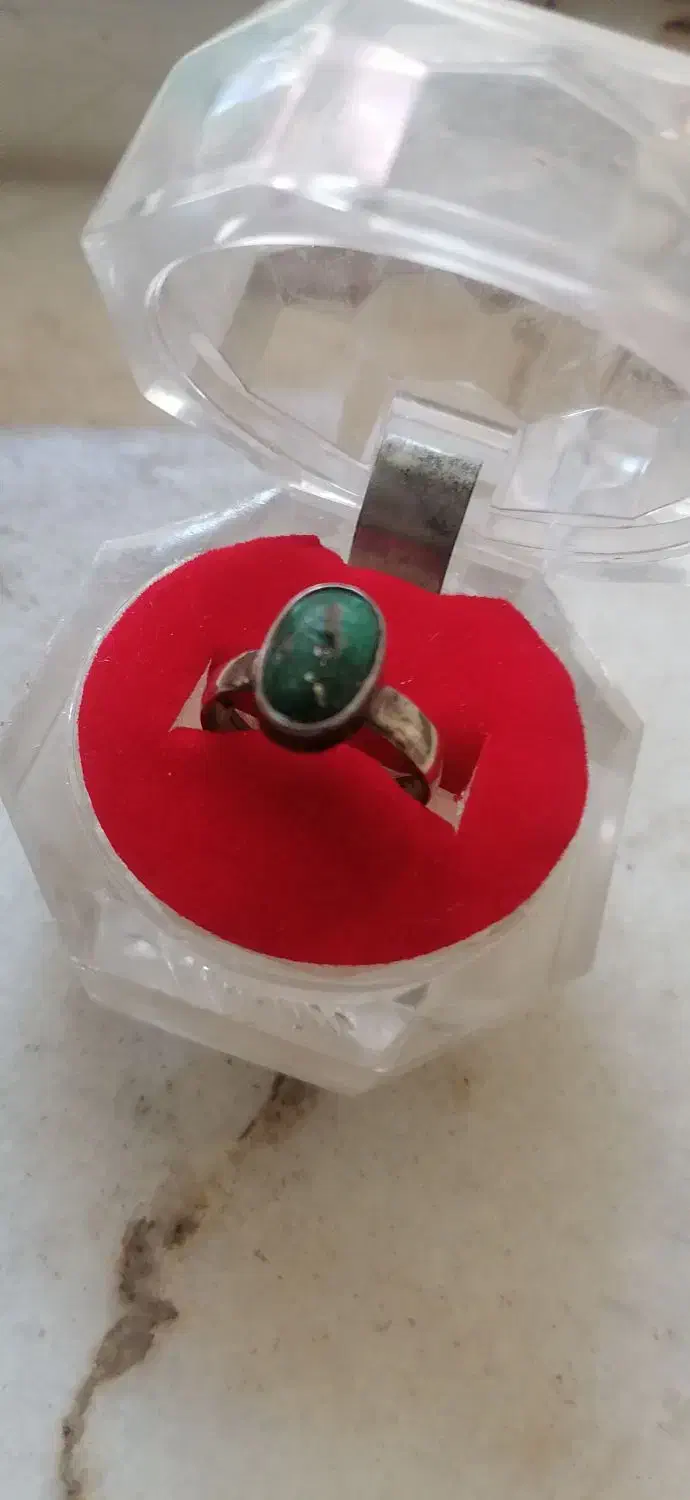 انگشتر نقره با سنگ اصلی همراه آیه|جواهرات|نجفآباد, فرخی|دیوار