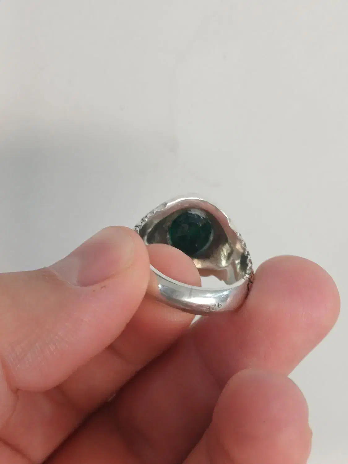 زمرد اصل پاکستانی قلمزنی شده|جواهرات|قدس, شهر‌قدس|دیوار