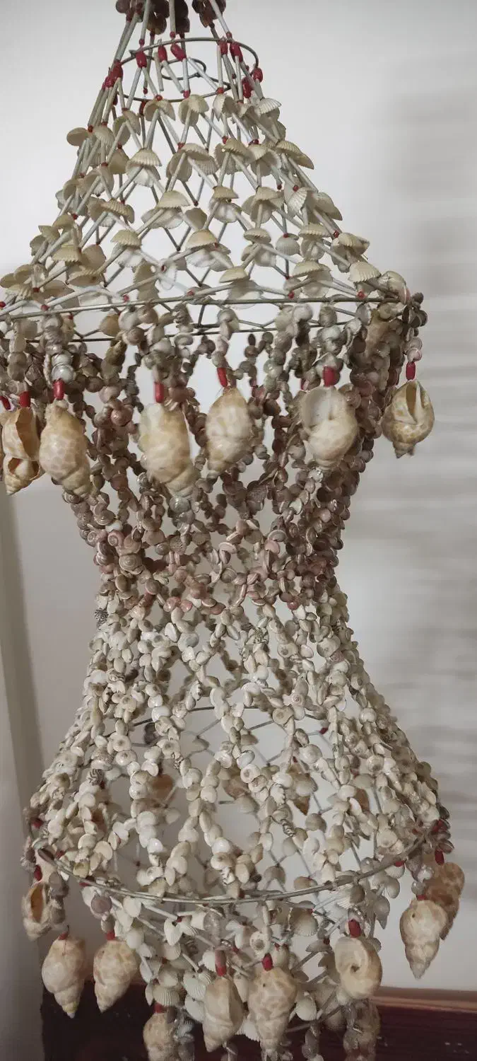 لوستر صدفی کاردست|لوستر و چراغ آویز|مشهد, ایثارگران|دیوار