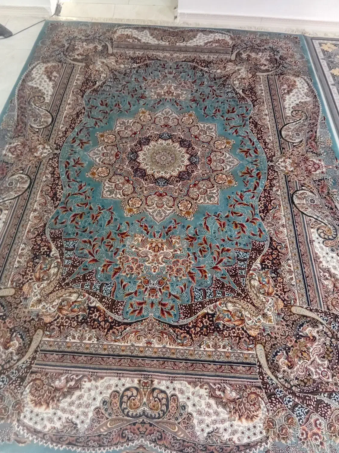 فرش 9 متری|فرش|سنگر, |دیوار