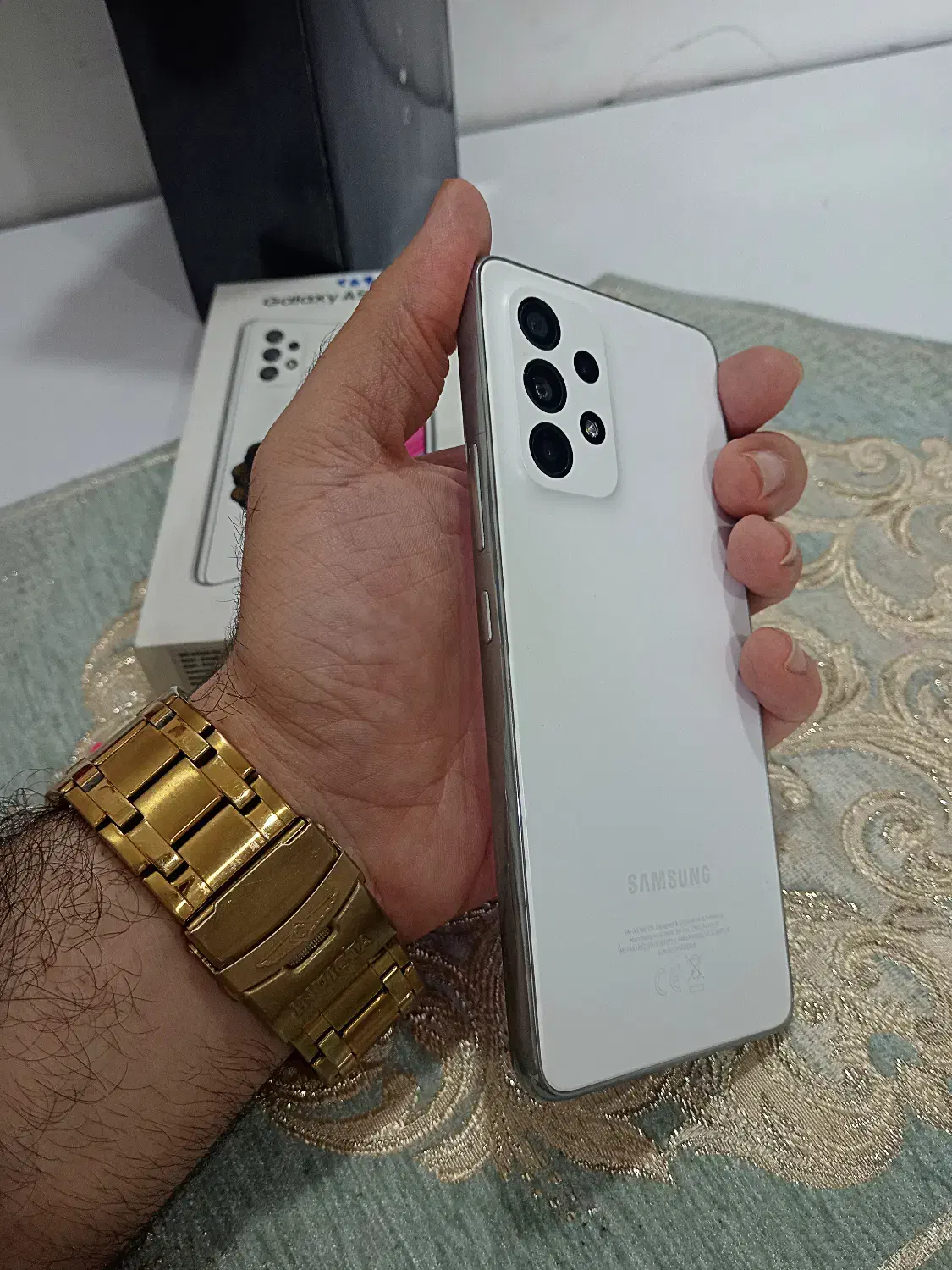 A53 (256 گیگ) لازرورقی کاملا مشابه نو|موبایل|رشت, یخسازی|دیوار