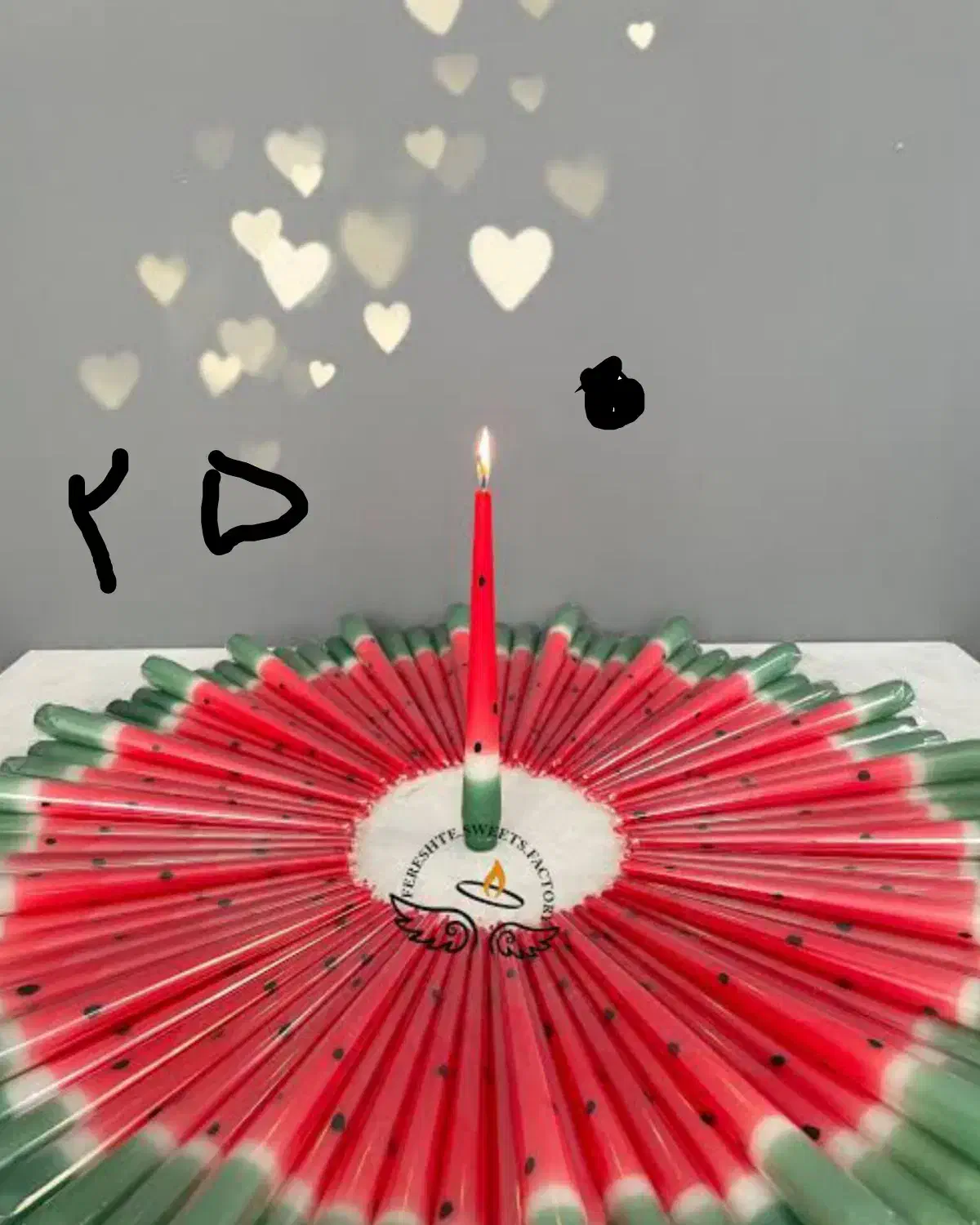 شمع|ریسه و چراغ تزئینی|یزد, |دیوار