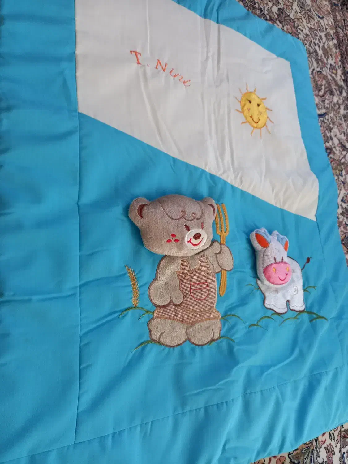 لحاف یا رو تختی و قنداق فرنگی|اسباب و اثاث بچه|کرمانشاه, |دیوار