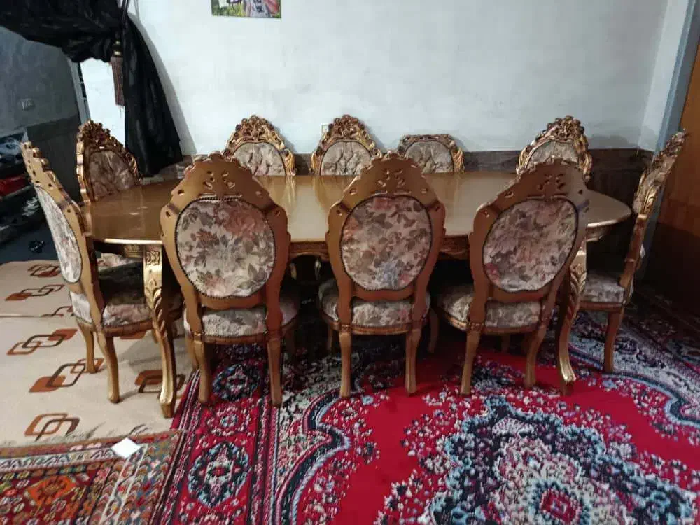 میز نهارخوری|میز و صندلی غذاخوری|کازرون, |دیوار