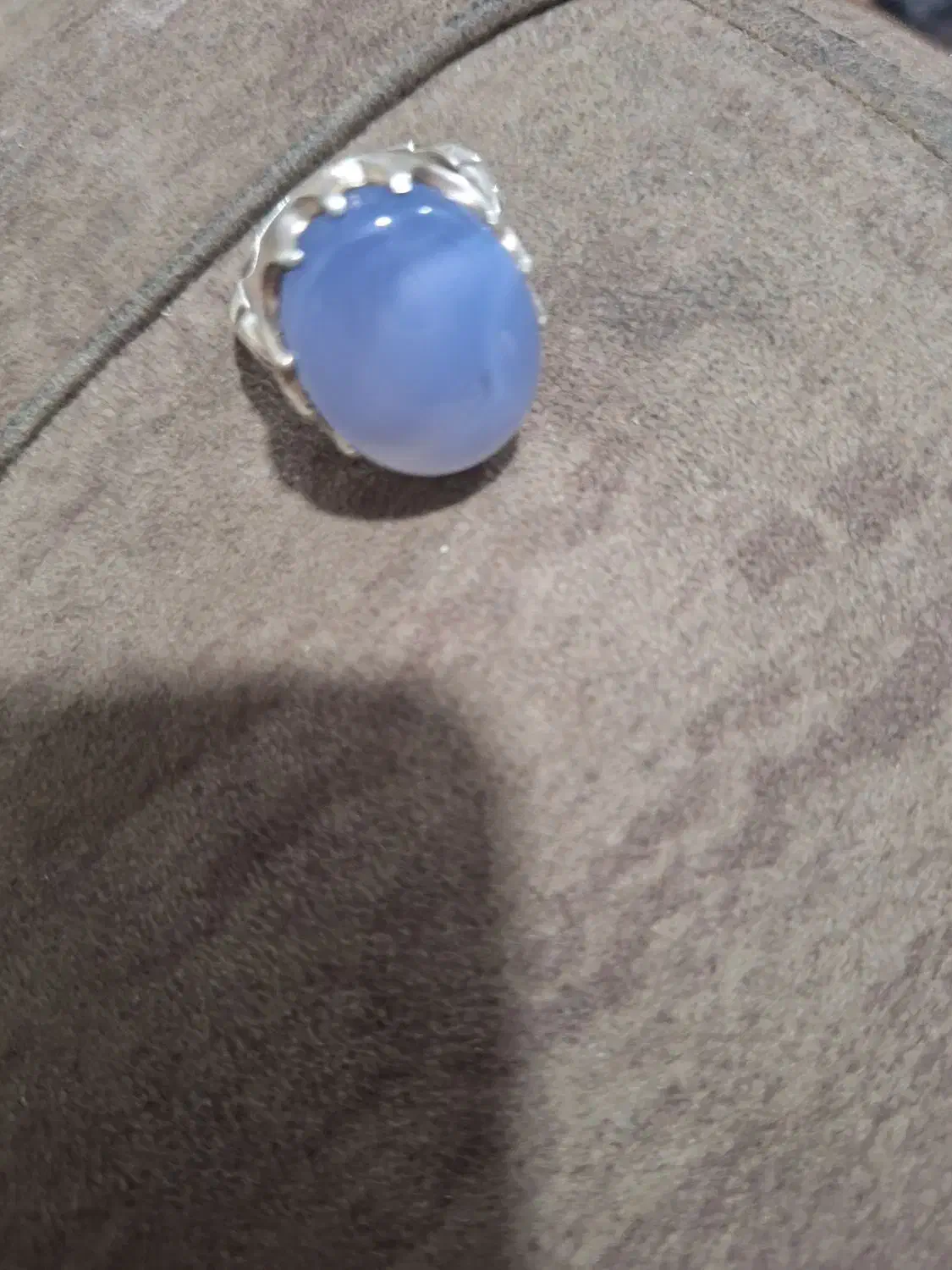 انگشترنقره عقیق کبودسیلند|جواهرات|قم, باجک دو|دیوار