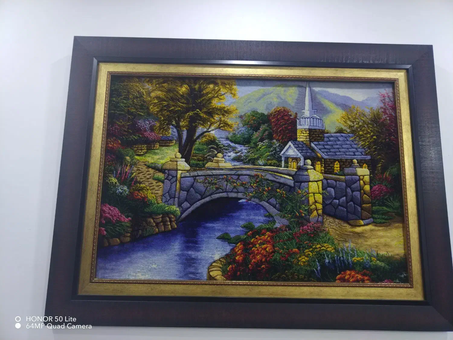 تابلو فرش دستبافت طرح منظره|تابلو فرش|محمدیه-قزوین, |دیوار