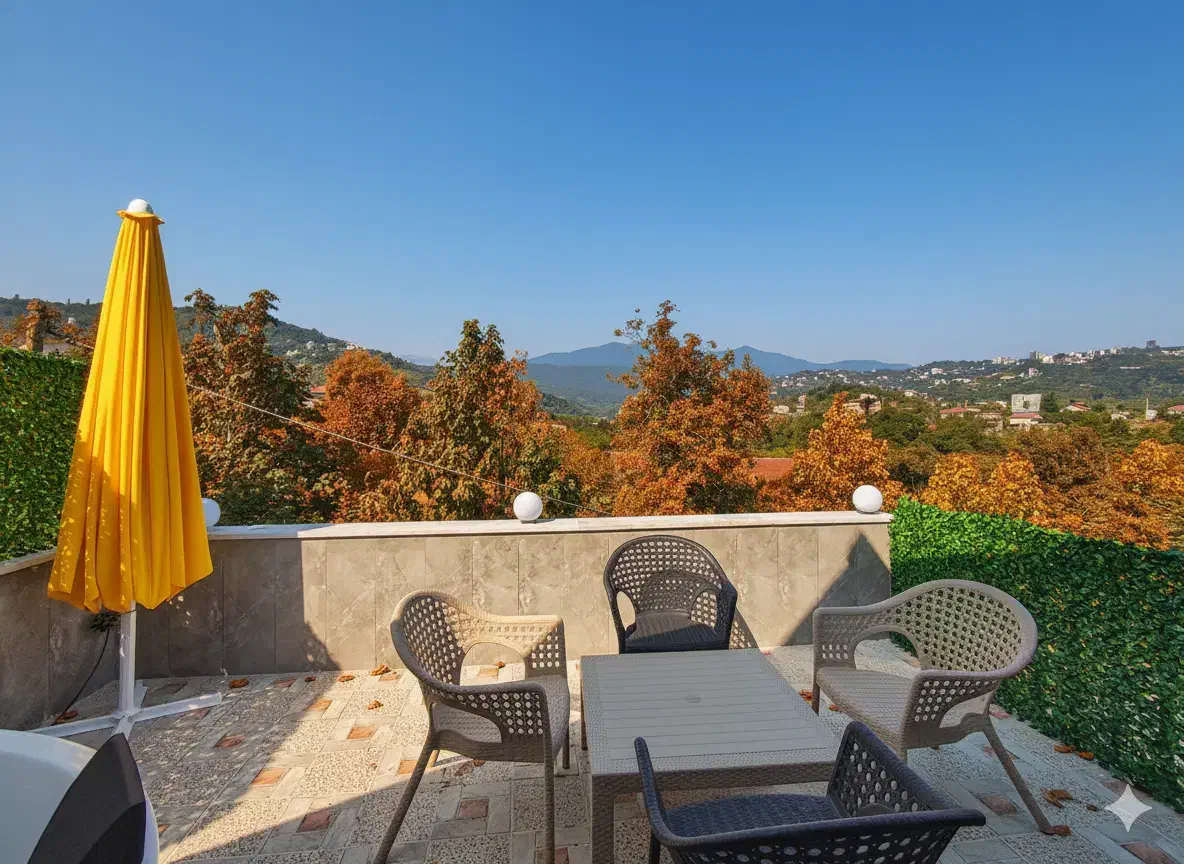 کلبه نوساز و جکوزی دار در دل جنگل رامسر ویو ابدی|اجارهٔ کوتاهمدت ویلا و باغ|رامسر, |دیوار