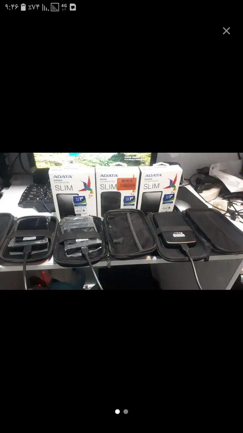 ۳ عدد هارد اکسترنال ای دی تا در حد نو|قطعات و لوازم جانبی رایانه|کرمانشاه, |دیوار