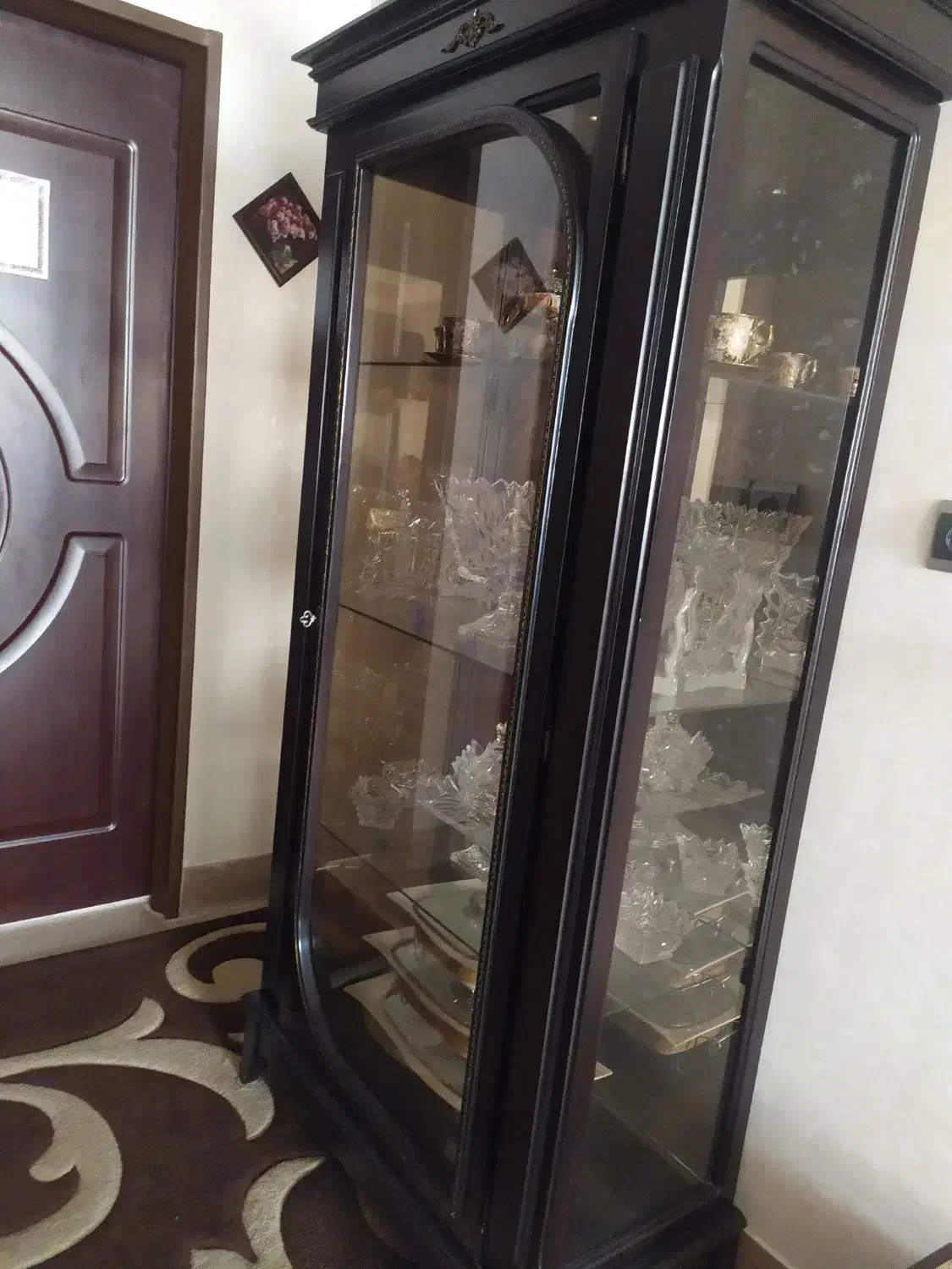 بوفه تمام چوب|بوفه، ویترین، کنسول|نیشابور, شهرک جانبازان|دیوار