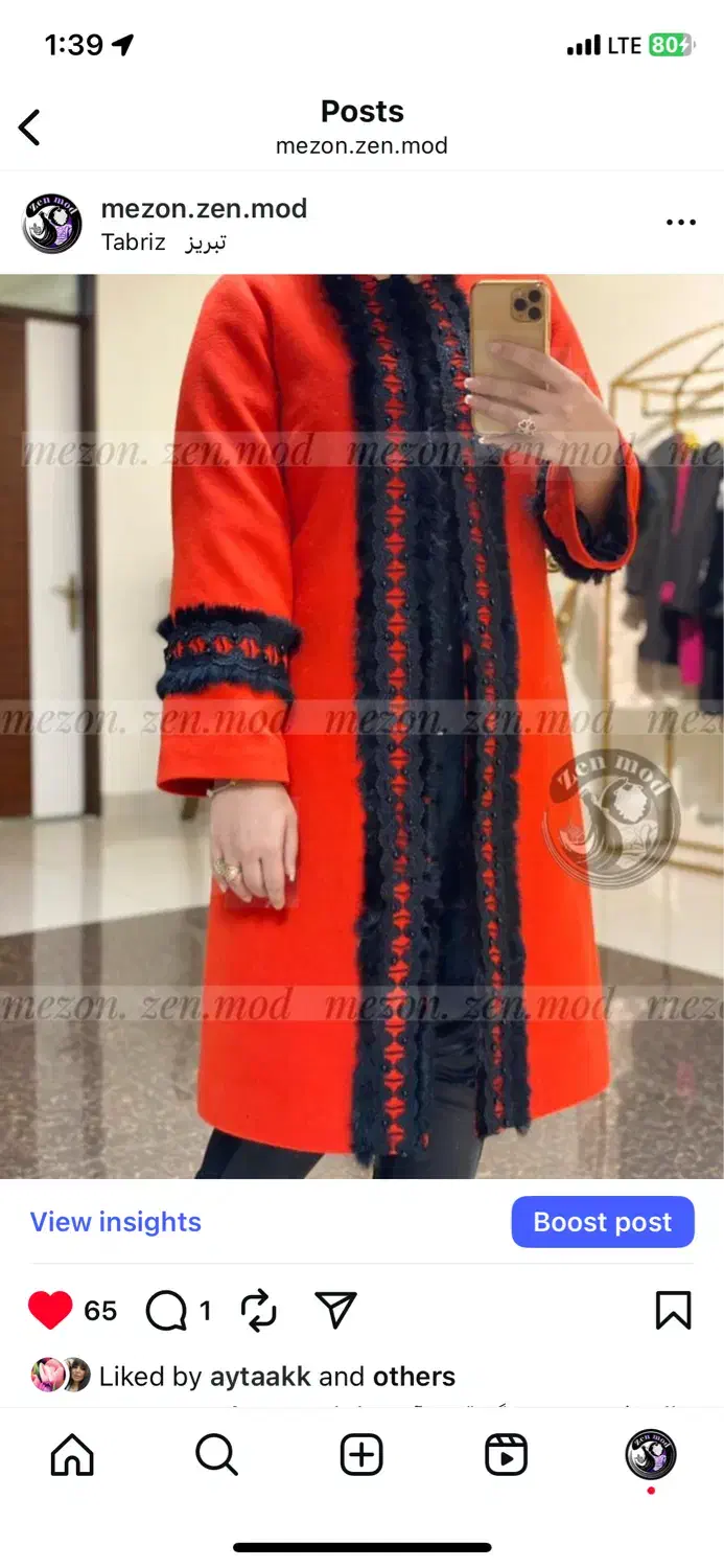 پالتو نو قرمز مجلسی|لباس|تبریز, |دیوار