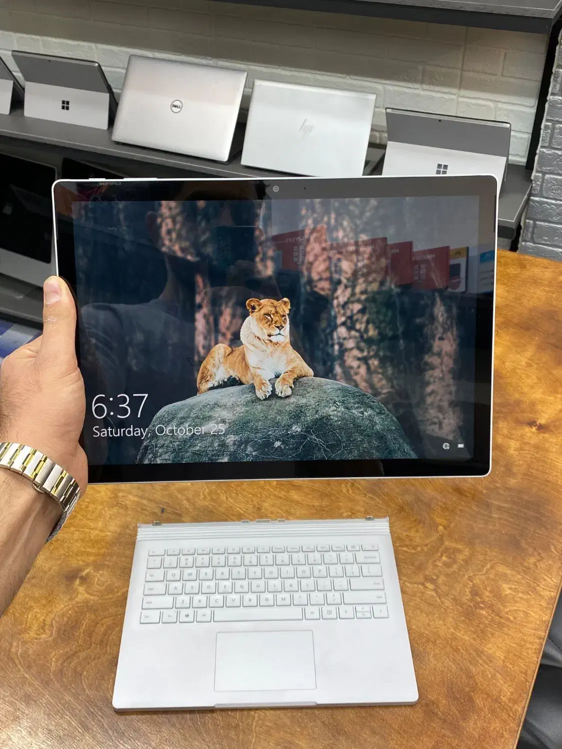 سرفیس بوک خانگی با کارتن فابریک surface book 2|رایانه همراه|همدان, |دیوار