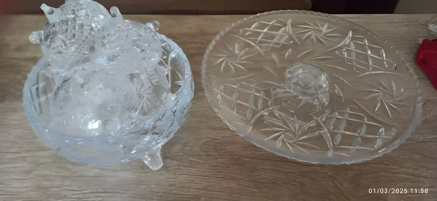 سرویس کریستال خورشیدی|ظروف سرو و پذیرایی|بهارستان, |دیوار