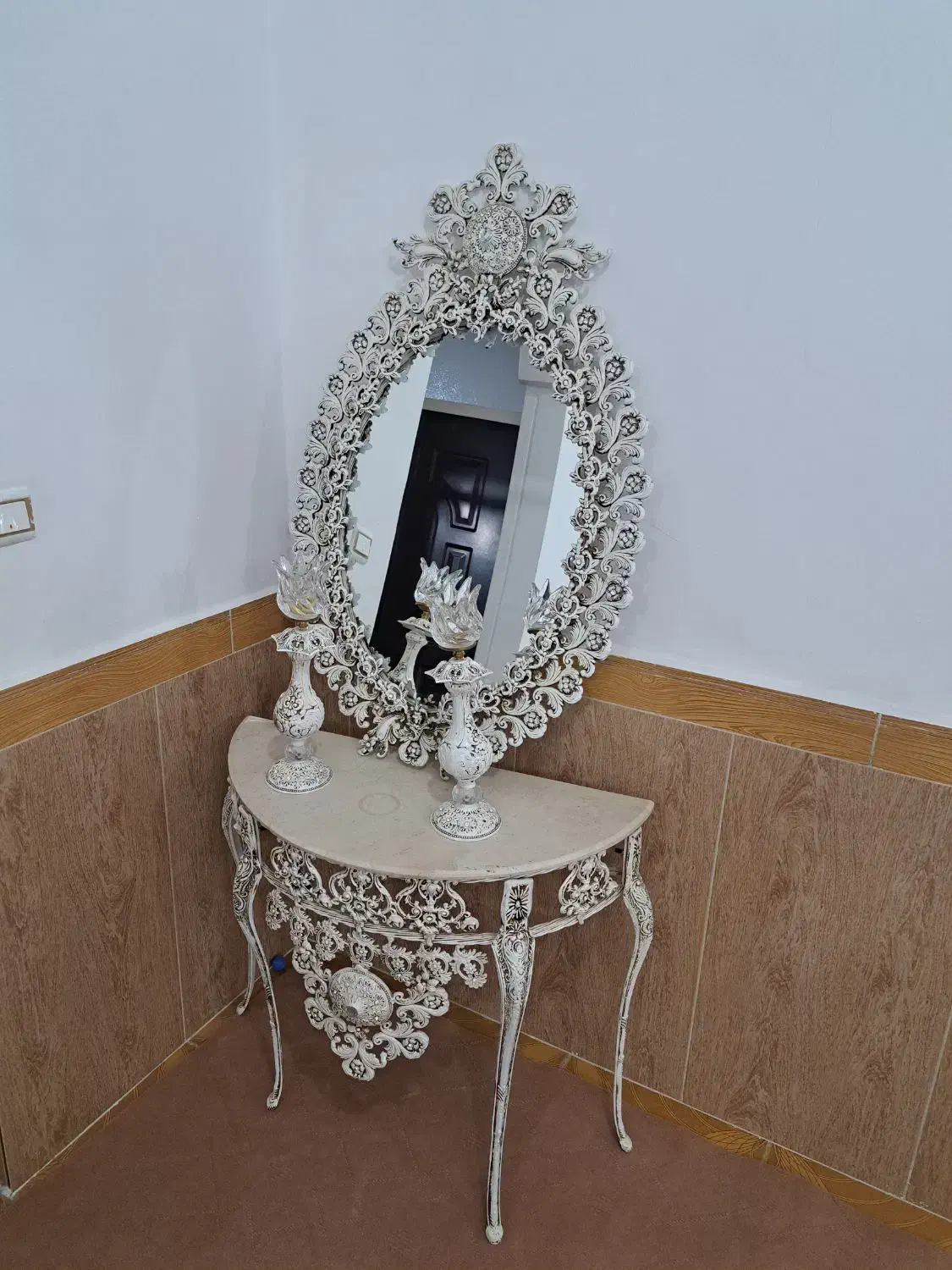 آینه وشمدانی|صنایع دستی و سایر لوازم تزئینی|قروه, |دیوار