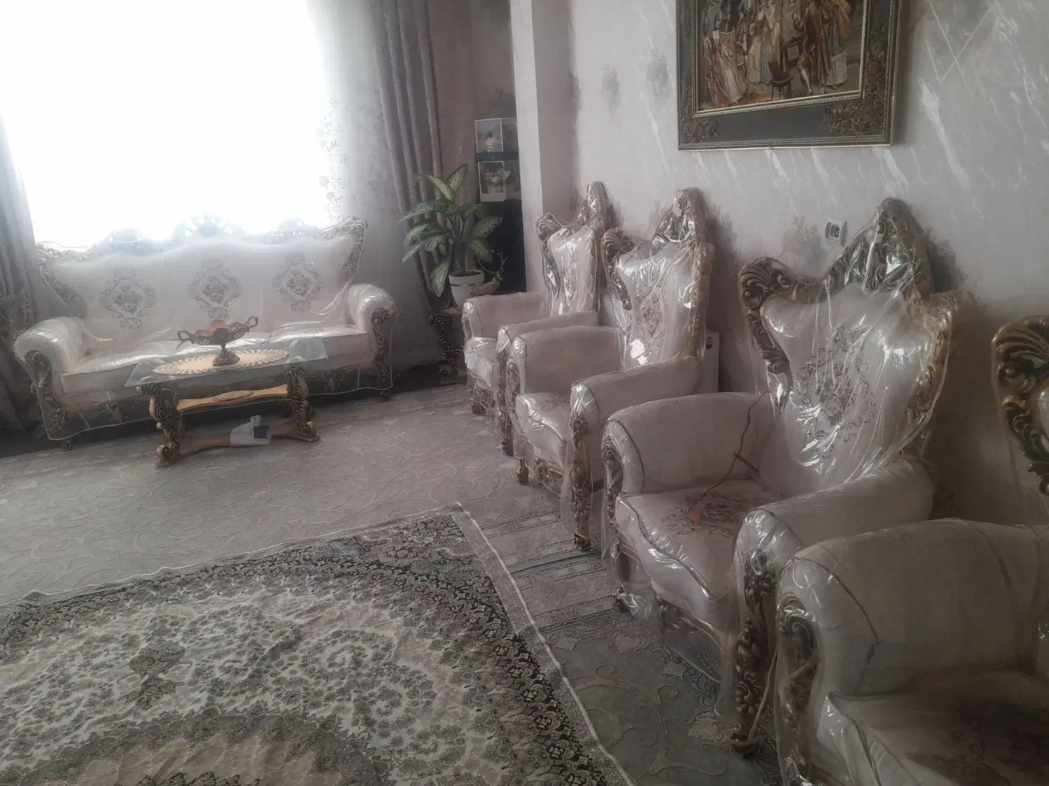 موبل سلطنتی  شاه نشین|مبلمان خانگی و میز عسلی|اقبالیه, |دیوار