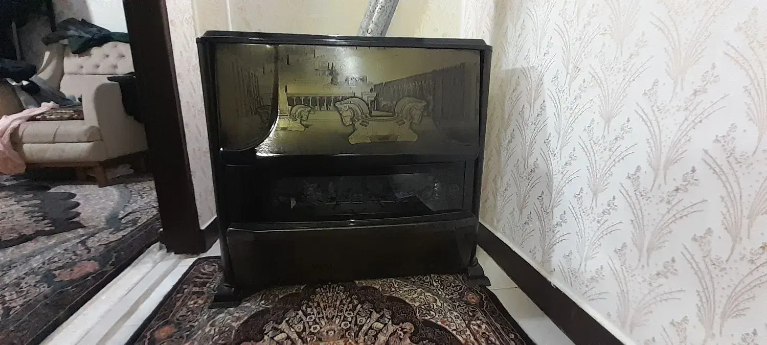 بخاری گازسوز طرح تخت جمشید|بخاری، هیتر، شومینه|رشت, شهرک الغدیر|دیوار