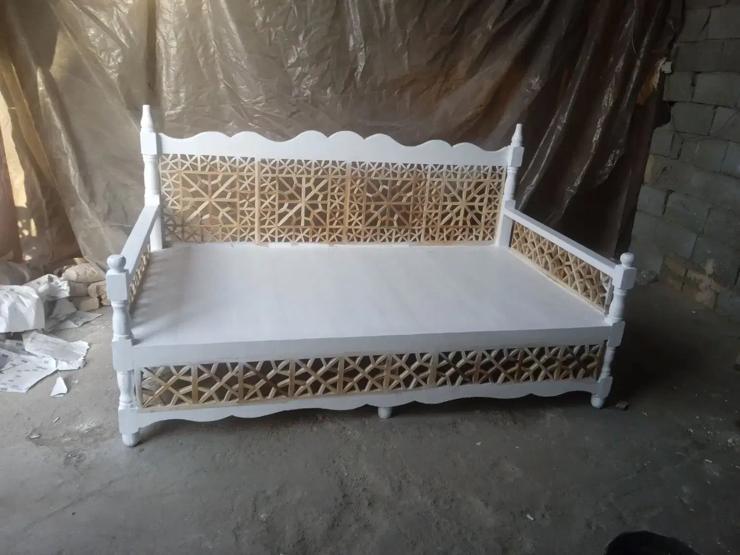 تخت سنتی مدل شاهی 2در1|مبلمان خانگی و میز عسلی|تهران, نعمتآباد|دیوار