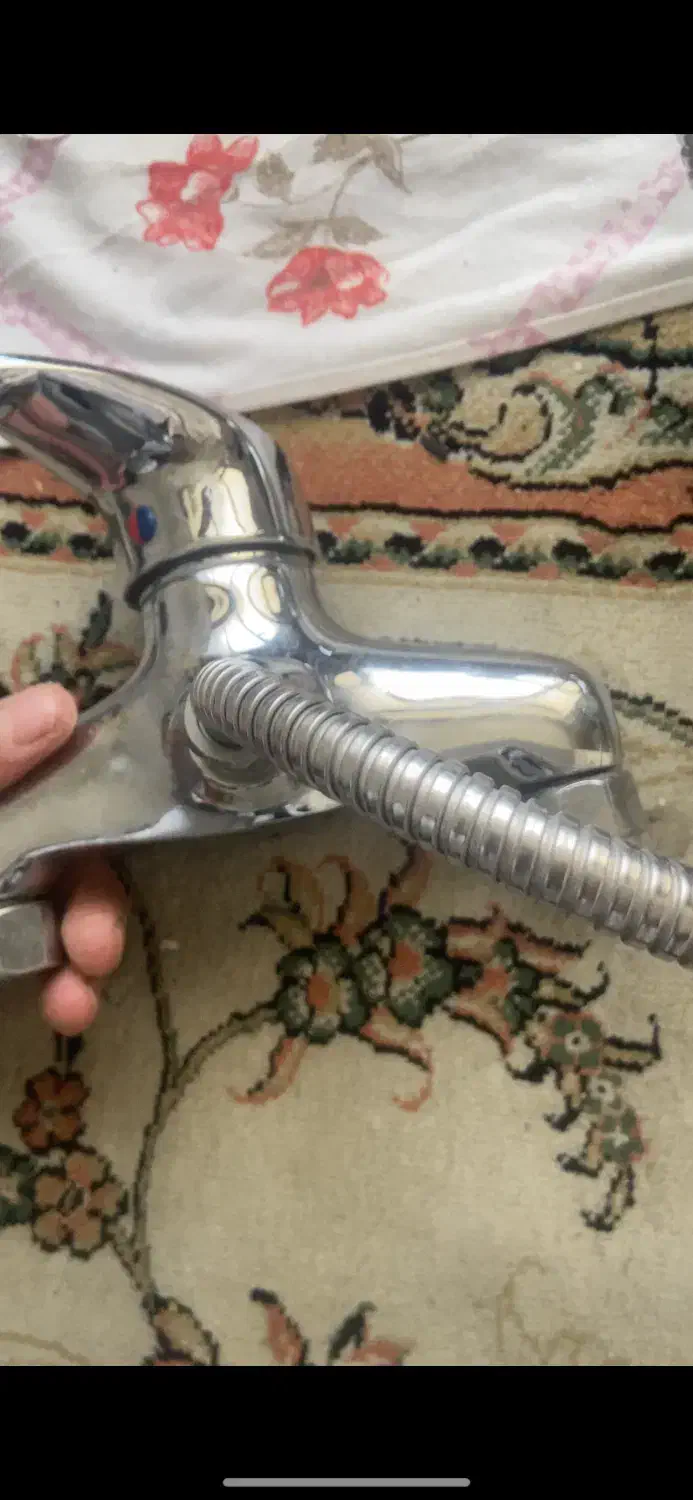 دوعدد شیر اهرمی برنج روکش استیل|لوازم سرویس بهداشتی|اصفهان, سعادتآباد|دیوار