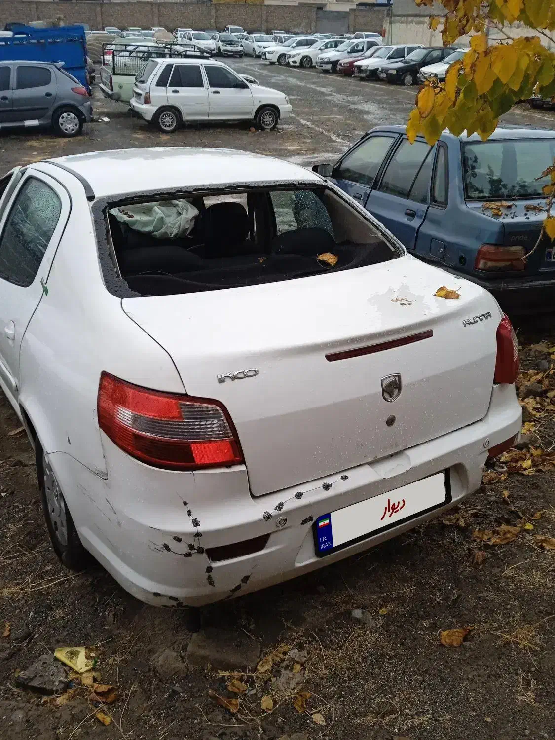 رانا ۹۵ تصادفی|خودرو سواری و وانت|مشهد, اقبال|دیوار