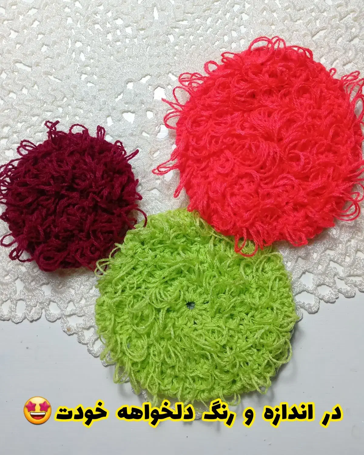 قلاببافی  سفارش عمده پذیرفته میشود|صنایع دستی و سایر لوازم تزئینی|رستم‌آباد, |دیوار