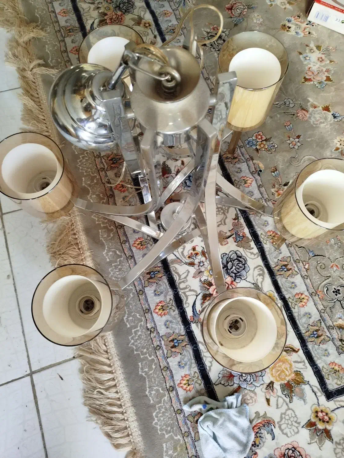 لوستر ۶ شاخه|لوستر و چراغ آویز|تهران, امیریه|دیوار