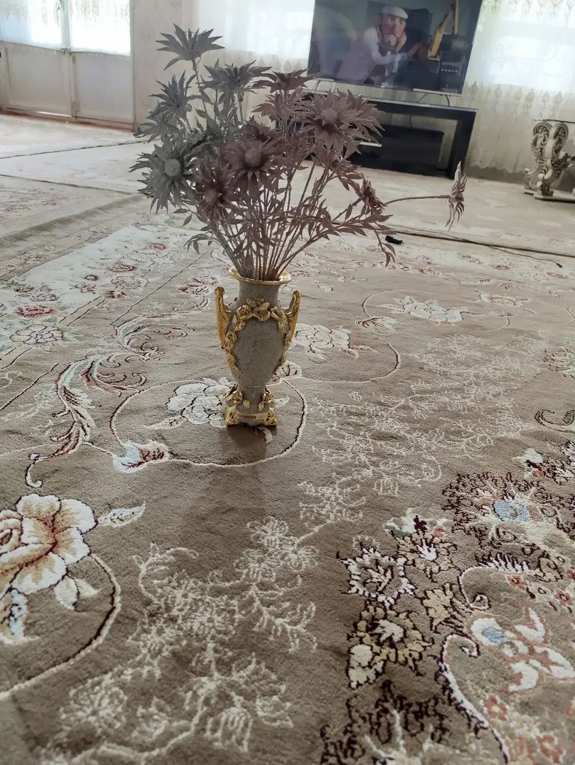 گل مصنوعی و گلدان|گل مصنوعی|ایوان, |دیوار