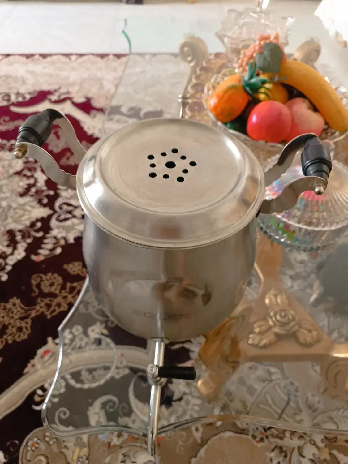 کتری سماوری استیل سنگین|قوری، کتری، قهوهساز دستی|چهارباغ, |دیوار