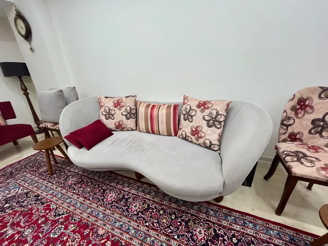 ست کامل راحتی ۸نفره / بهمراه نهار خوری ۶نفزه|مبلمان خانگی و میز عسلی|تهران, جنت‌آباد جنوبی|دیوار