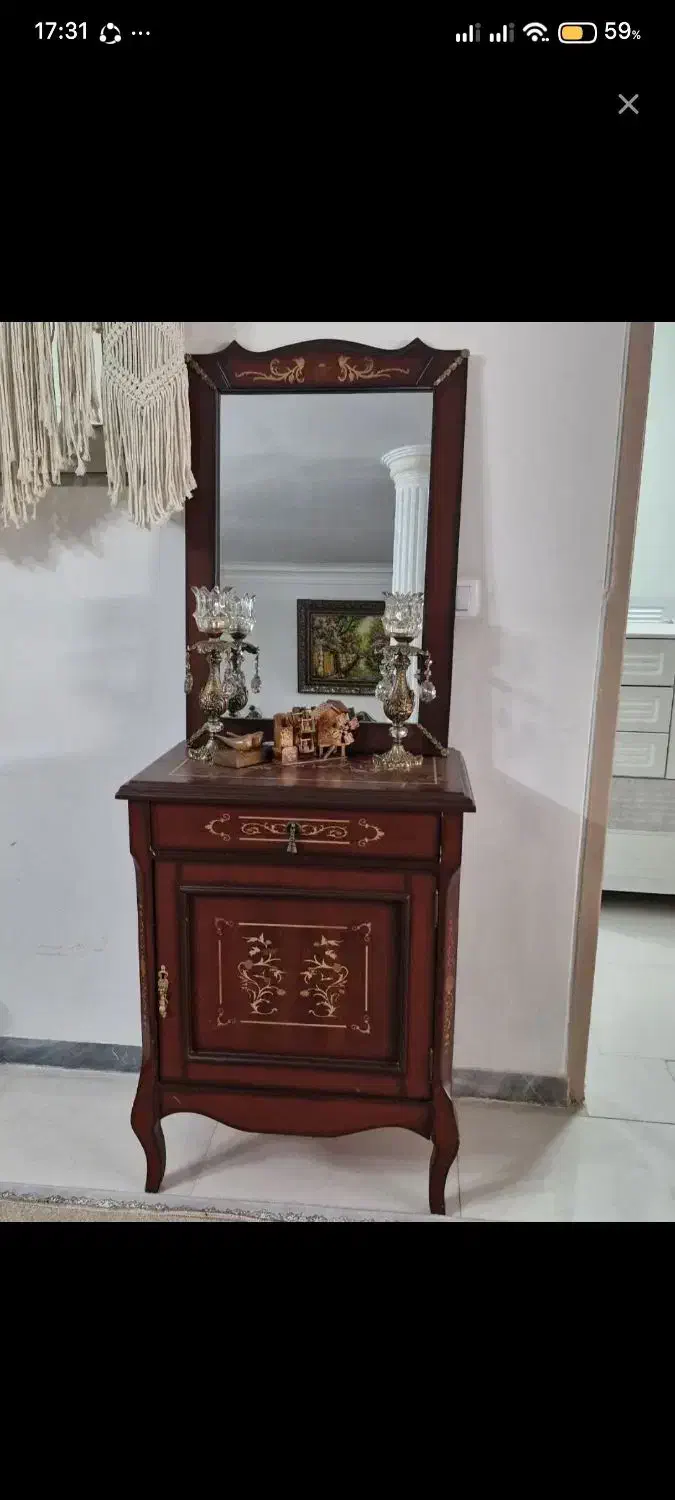 کنسول آینه و شمعدان|آینه|ورامین, ورامین|دیوار