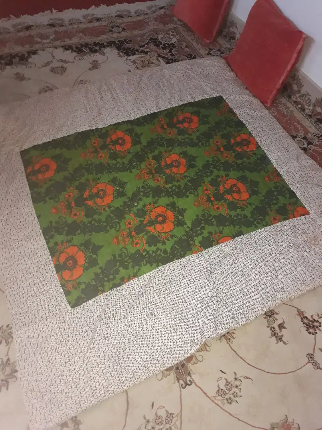 لحاف کرسی با پشم|رختخواب، بالش، پتو|شهرضا, |دیوار