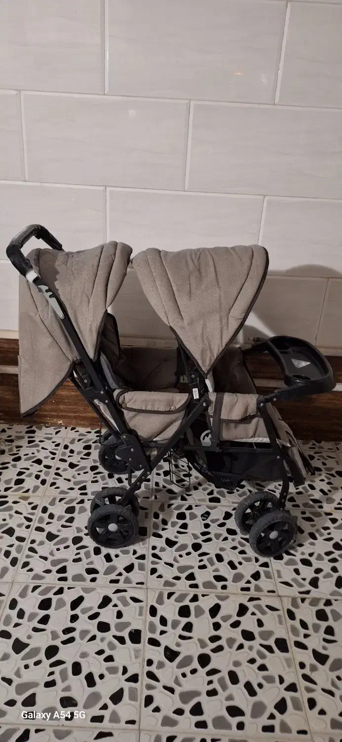 کالسکه دوقلو|کالسکه و لوازم جانبی|بندر کنگان, |دیوار