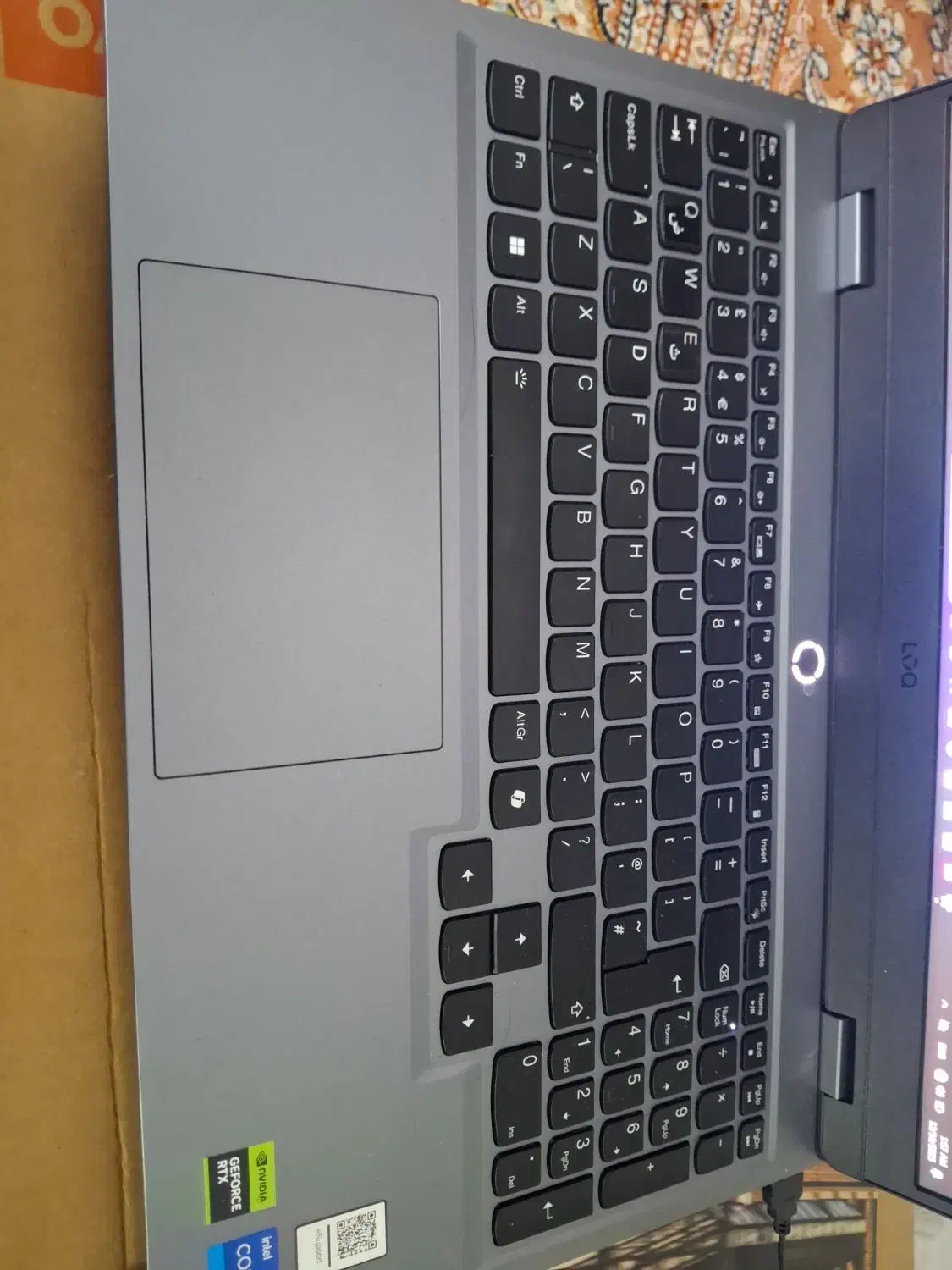 لپ تاب لنوو LOQ در حد نو سایکل باطری ۲۷|رایانه همراه|تهران, کن|دیوار