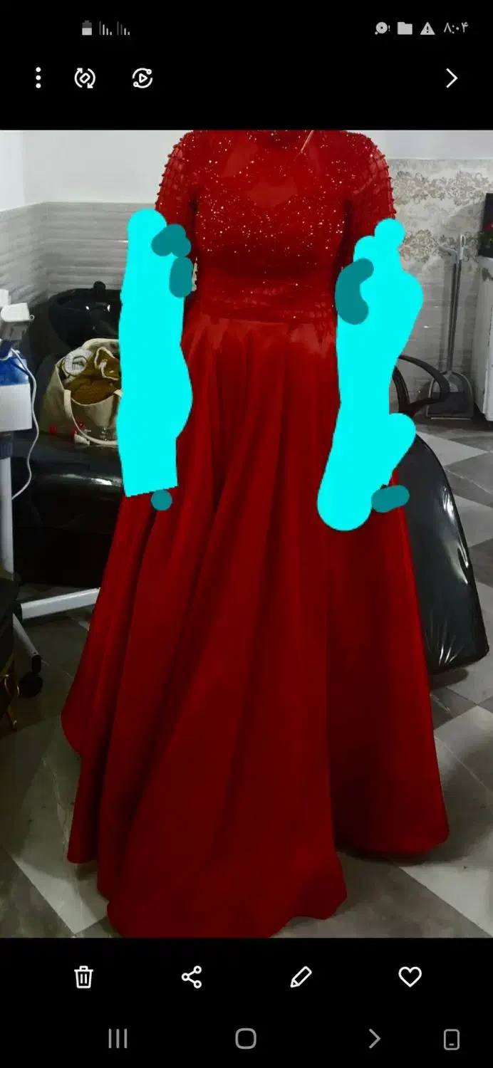 لباس مجلسی شیک قرمز|لباس|مشهد, موعود|دیوار