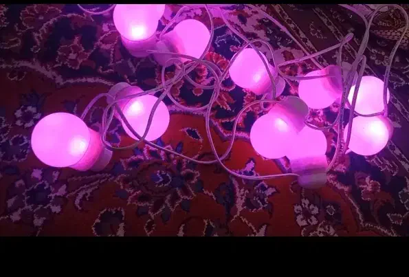 لامپ آل ای دی ۷رنگ|ریسه و چراغ تزئینی|زنجان, |دیوار