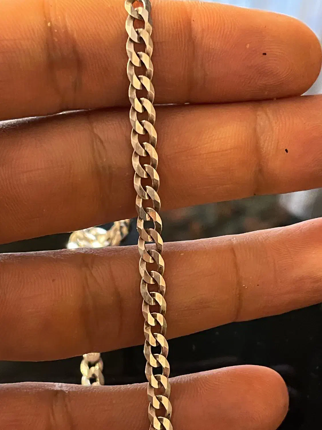 گردنبند نقره ایتالیا 925|جواهرات|قم, باجک دو|دیوار