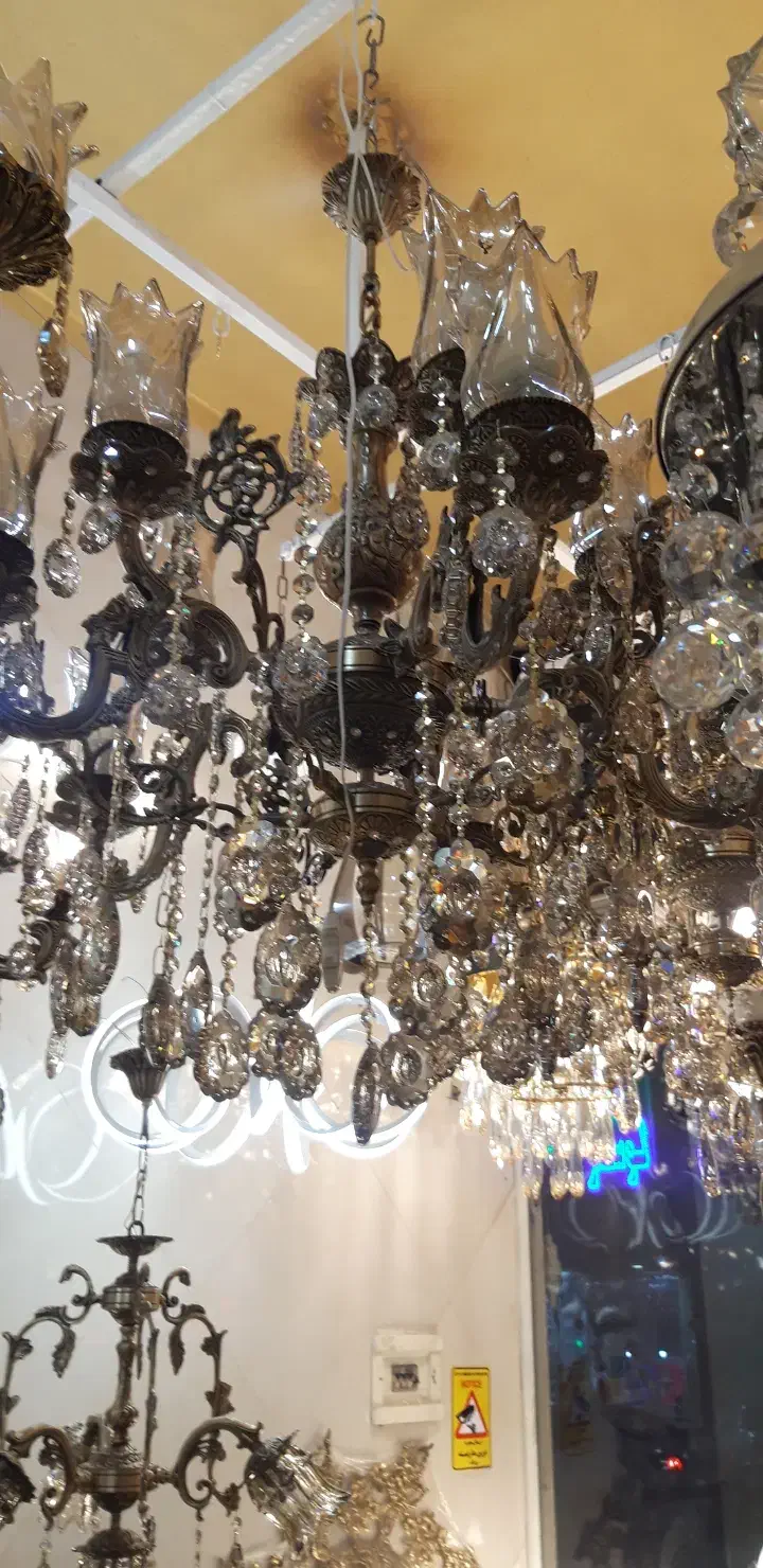 لوستر برنز|لوستر و چراغ آویز|تهران, هرندی|دیوار