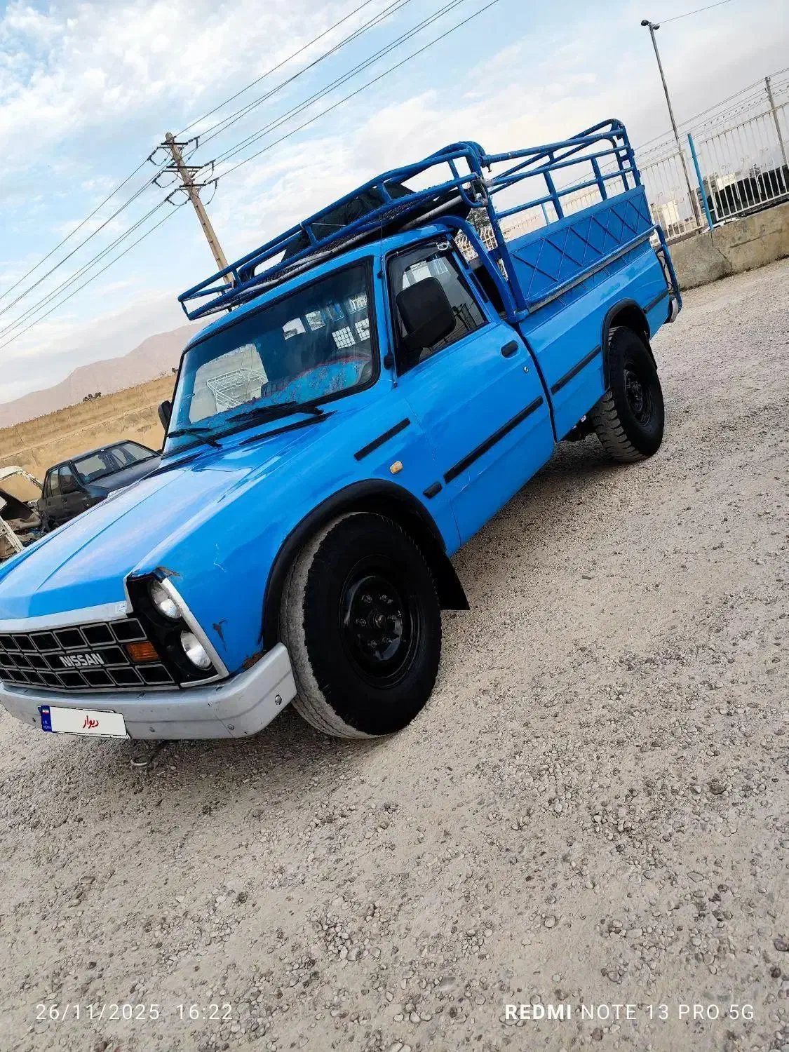 وانت نیسان مدل 1400 دوگانه کارخانه آپشنال|خودرو سواری و وانت|زرقان, |دیوار