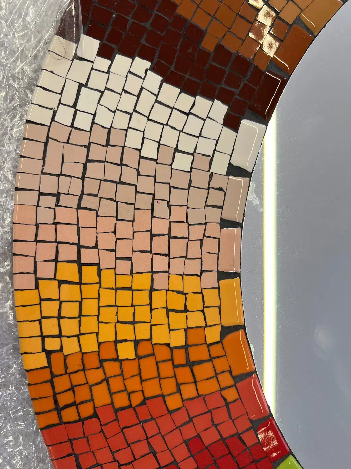 آینه معرق کاشی|آینه|رویان, |دیوار