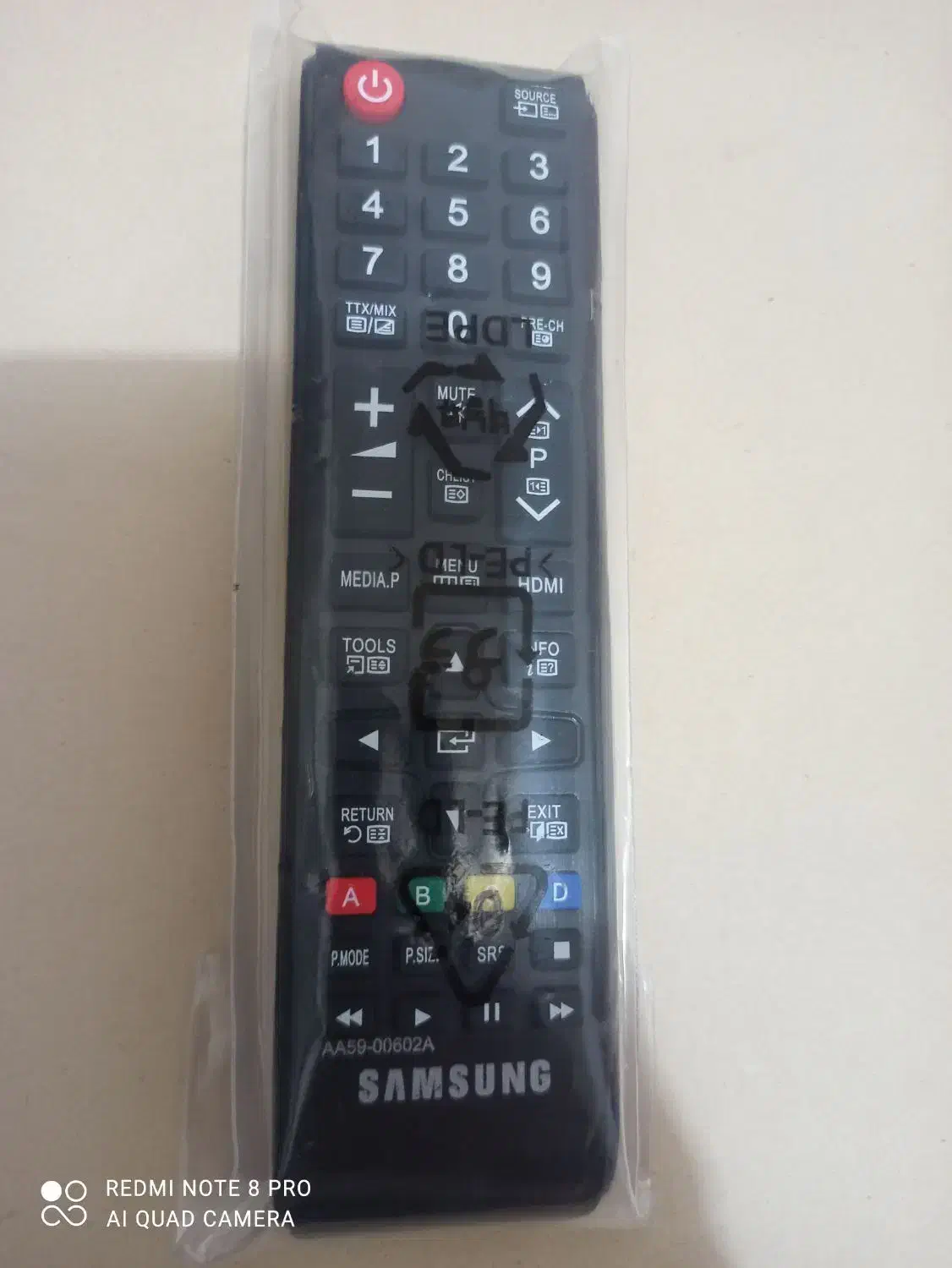 کنترل تلویزیون سامسونگ|تلویزیون و پروژکتور|نجفآباد, طالقانی|دیوار