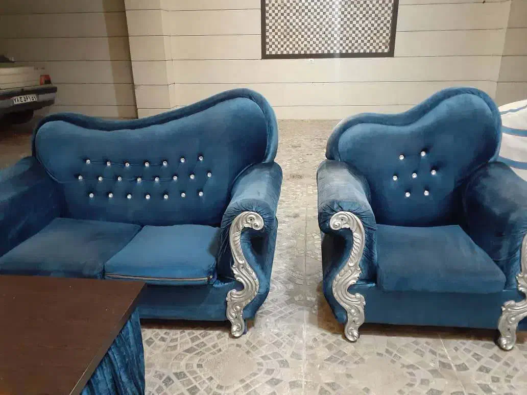 مبل7 نفره با عسلی|مبلمان خانگی و میز عسلی|سنندج, |دیوار