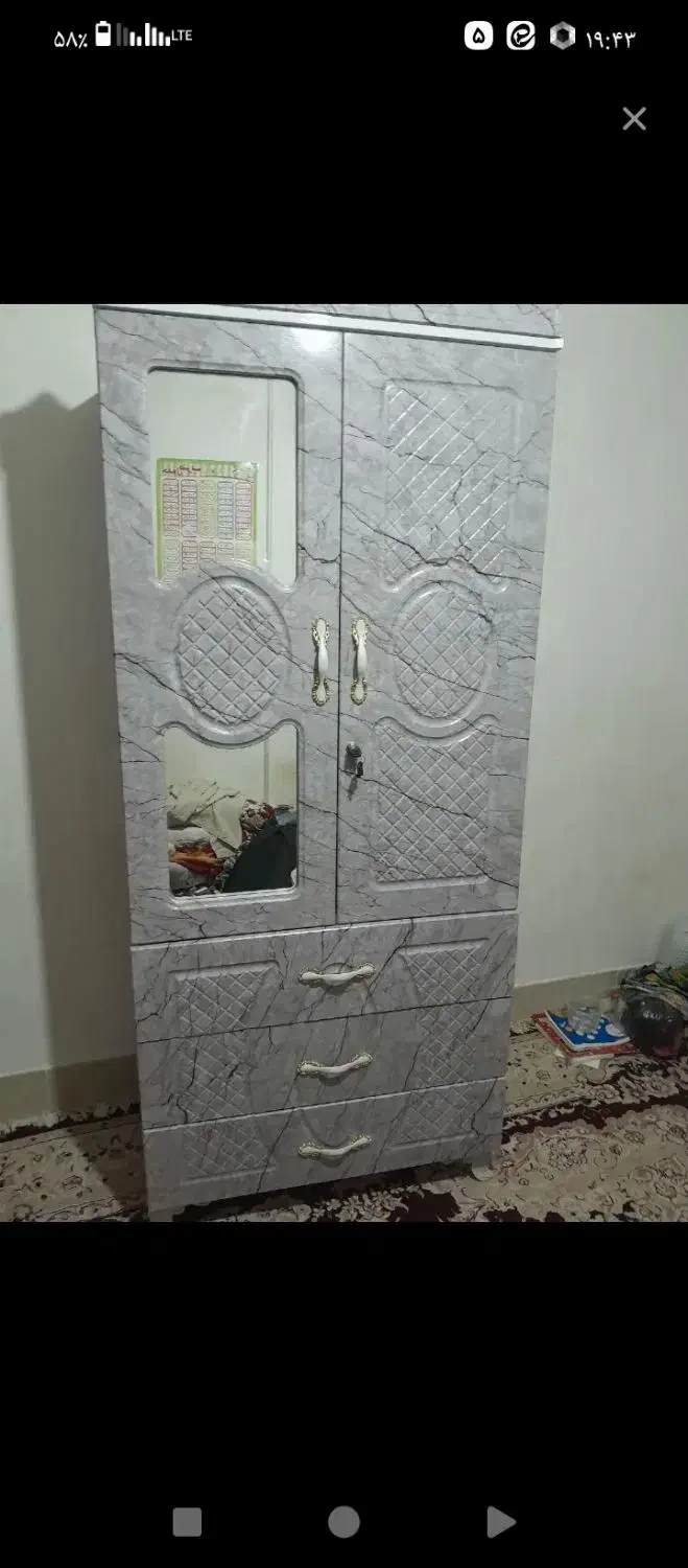 کمدلباس|جاکفشی، کمد، دراور|شاهرود, |دیوار