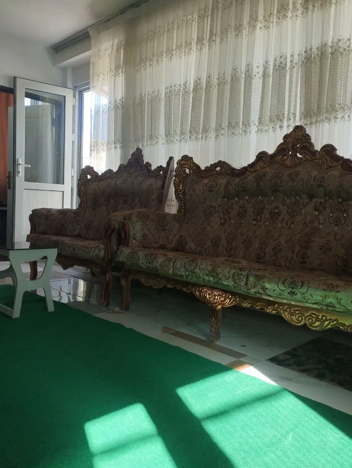 مبل سلطنتی ۷نفره|مبلمان خانگی و میز عسلی|مریوان, |دیوار