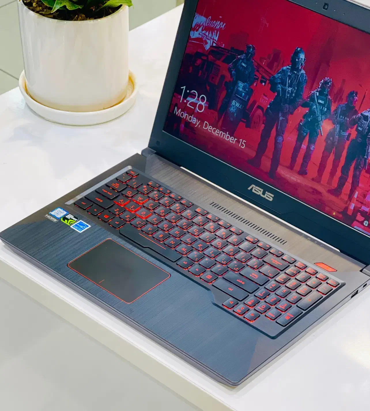 لپتاپ Asus Fxگیمینگ i7 7700HQ گرافیک 4گیگ GTX رم16|رایانه همراه|شیراز, عفیف‌آباد|دیوار