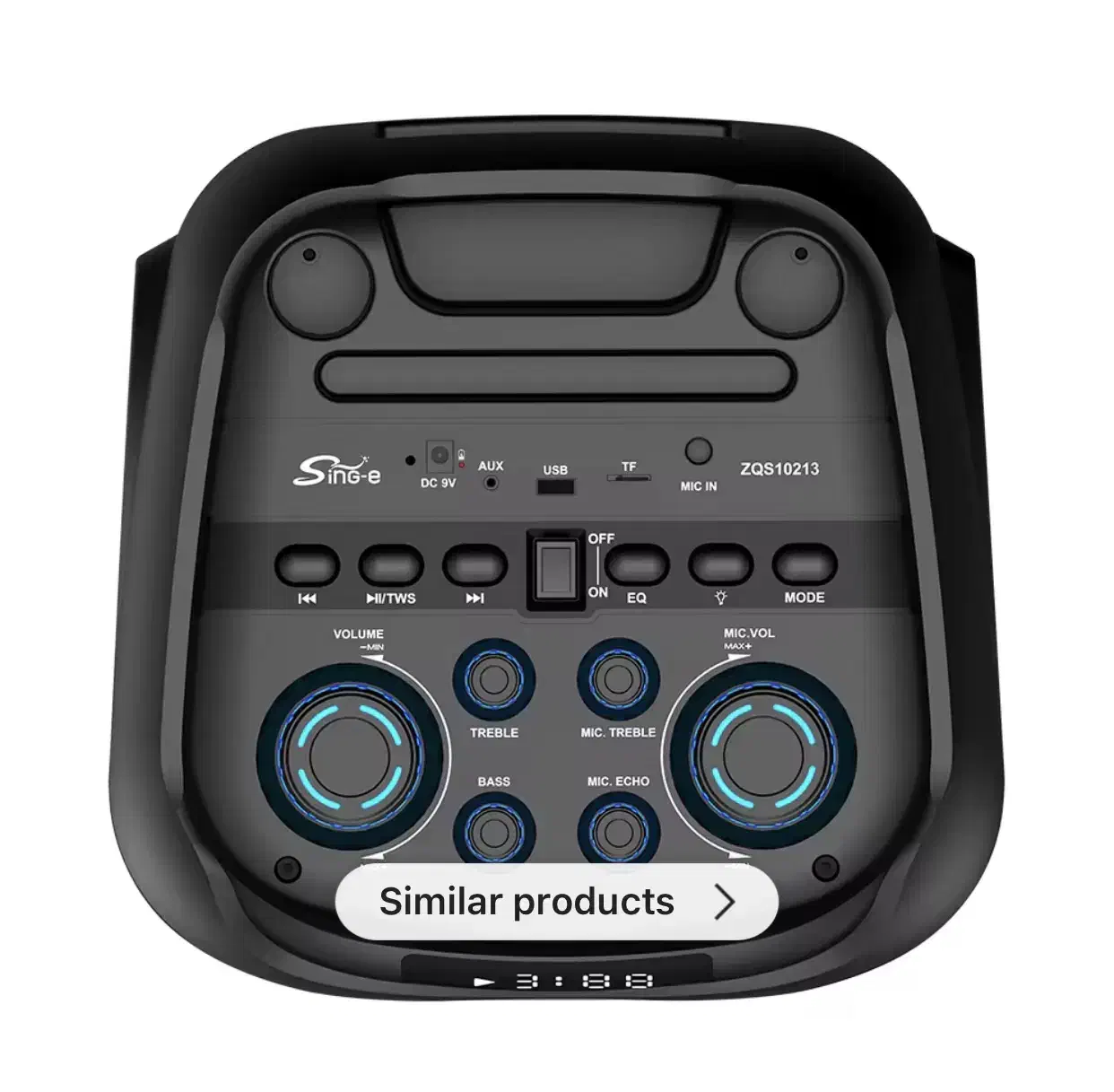 اسپیکر بلوتوث قابل زد کیو اس zqs-10213|پخشکننده همراه|بیرجند, |دیوار