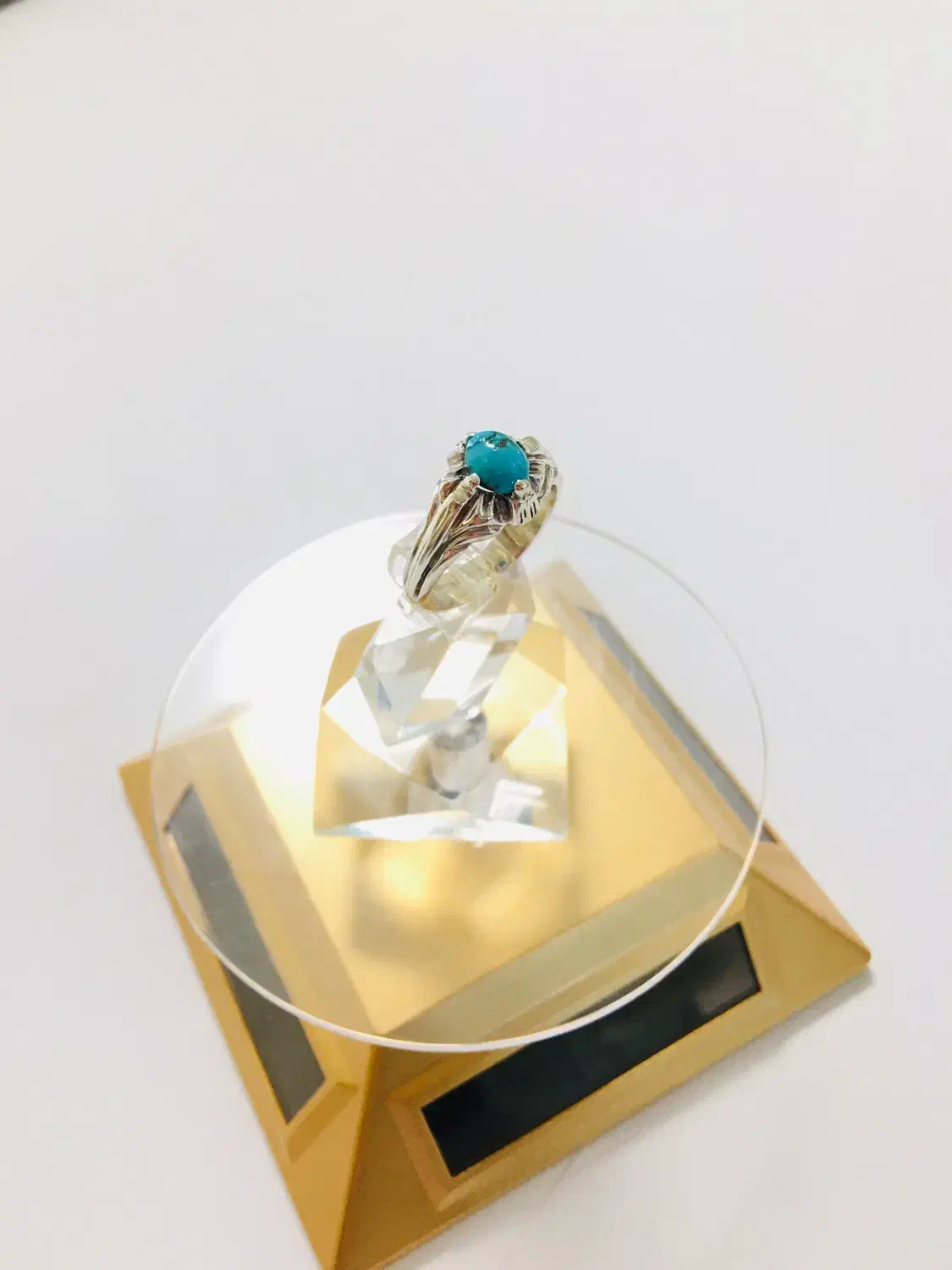 انگشتر نقره فیروزه زنده|جواهرات|ارومیه, |دیوار