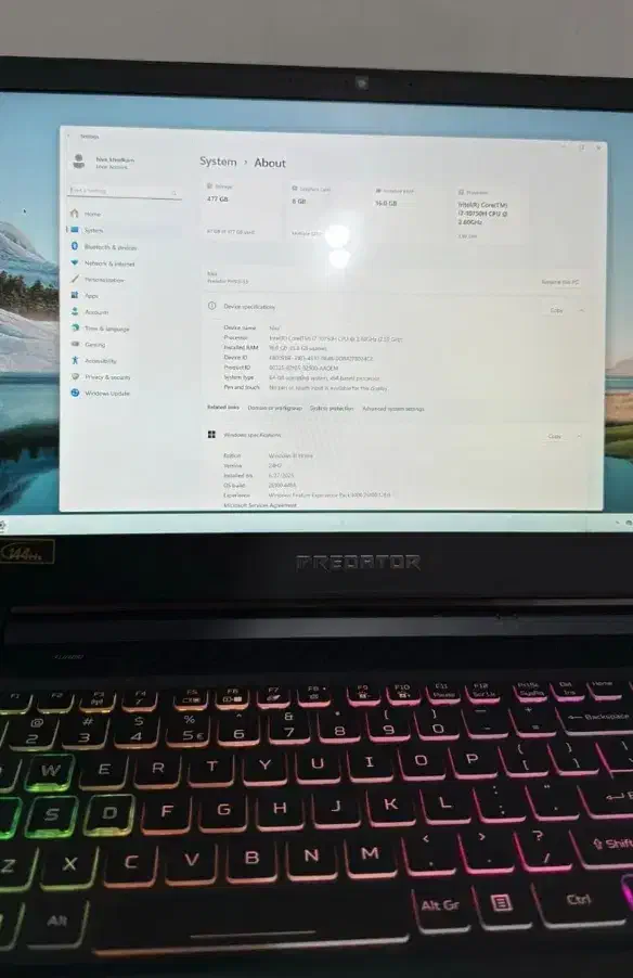 Predator 8G RTX 3070 لپ‌تاپ رندر و گیمینگ پرمیوم|رایانه همراه|تهران, طرشت|دیوار