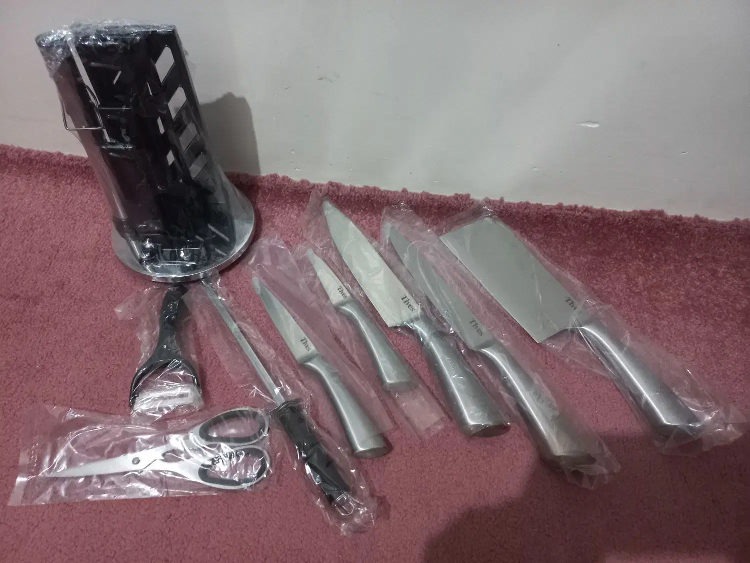 ست چاقو آشپزخانه نو نو|ظروف سرو و پذیرایی|محمدشهر, همایون ویلا|دیوار