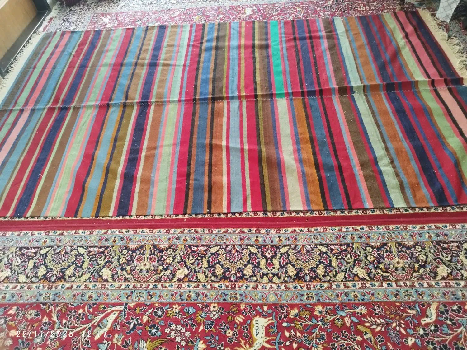 گلیم دست بافت|گلیم، جاجیم، گبه|یزد, |دیوار